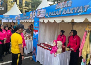 Hari Bhayangkara ke-80, Polda Lampung Libatkan Puluhan UMKM dalam Bazar dan Pasar Rakyat