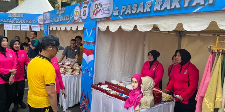Hari Bhayangkara ke-80, Polda Lampung Libatkan Puluhan UMKM dalam Bazar dan Pasar Rakyat
