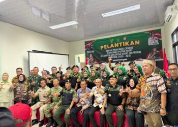 Ketua DPD Lantik DPC HIPAKAD Kota Bandar Lampung Masa Bakti 2024 – 2029 Di Aula Kodim 0410/KBL