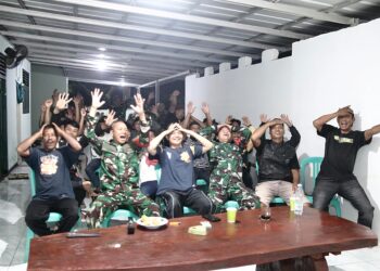 NOBAR PIALA DUNIA PRANCIS VS IRAK AJANG PERKUAT SILATURAHMI TNI – RAKYAT