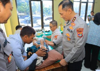 Ribuan Warga Lampung Nikmati Layanan Kesehatan Gratis dari Polda Lampung