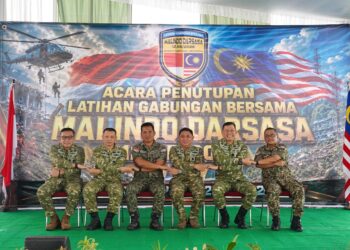 PERKUAT SINERGI PENANGGULANGAN BENCANA, ASOPS PANGLIMA TNI TUTUP LATGABMA MALINDO DARSASA 12 AB/2026 DI LAMPUNG
