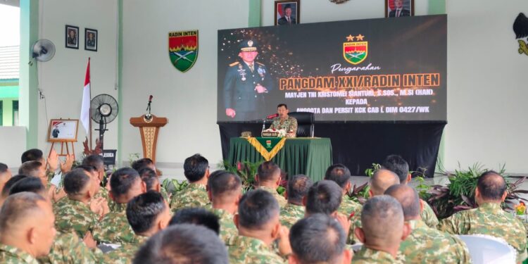 Danrem 043/Gatam Dampingi Pangdam XXI/Radin Inten Perkuat Sinergi dan Resmikan Fasilitas Baru di Way Kanan