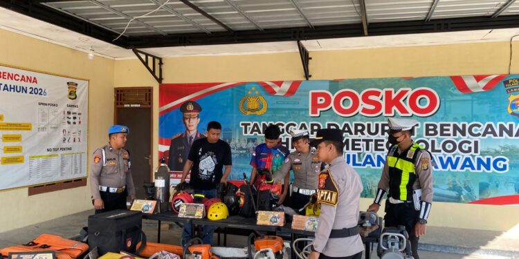 Siaga Penuh, Pasukan Elite “on all” Polres Tulang Bawang Terjun Langsung, Pastikan Wilayah Aman Dari Ancaman Bahaya