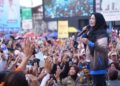 Meriahkan HUT Kota Bandar Lampung Ke 344, Ribuan Warga Ikuti Jalan Sehat Di Tugu Adipura