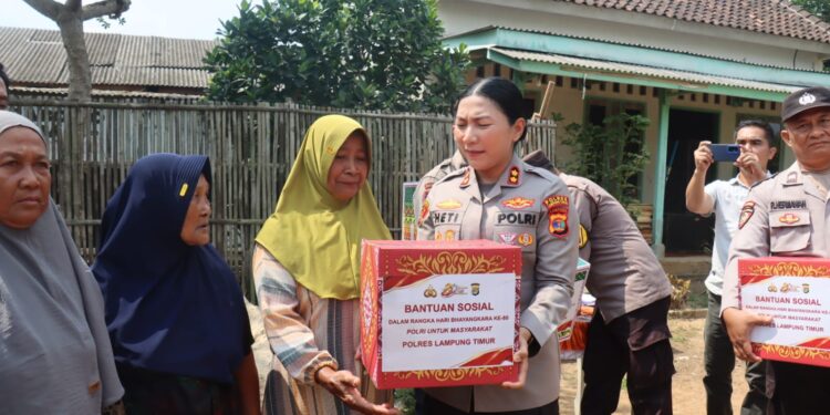 Kapolres Lampung Timur Resmikan Bedah Rumah Ketiga dalam Rangka Hari Bhayangkara ke-80, Wujud Nyata Kepedulian kepada Masyarakat
