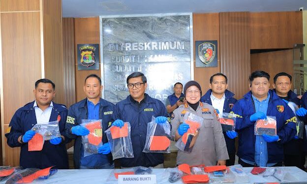 Sebulan Sapu Bersih Street Crime, Polda Lampung Tangkap 212 Pelaku dan Bongkar Sindikat Kejahatan