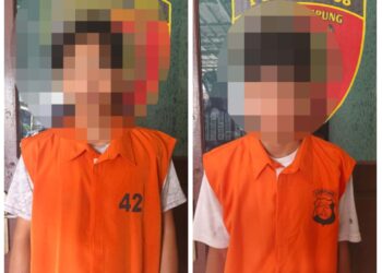 Polisi Tangkap Dua Pelaku Curat di Katibung, Satu Di Antaranya Masih Berstatus Pelajar