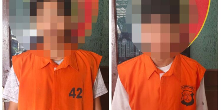 Polisi Tangkap Dua Pelaku Curat di Katibung, Satu Di Antaranya Masih Berstatus Pelajar