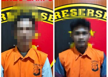 Polisi Amankan Dua Pelaku Curat di Jati Agung, Motor dan Ponsel Korban Berhasil Diselamatkan