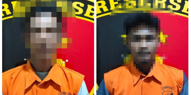 Polisi Amankan Dua Pelaku Curat di Jati Agung, Motor dan Ponsel Korban Berhasil Diselamatkan