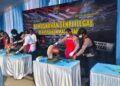 Satuan Brimob Polda Lampung Amankan Pemusnahan Ratusan Senjata Api Rakitan dan Amunisi Serahan Masyarakat