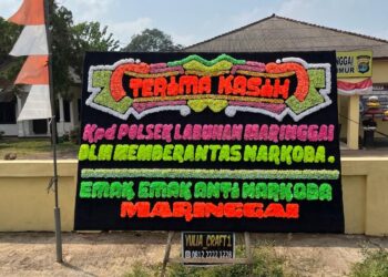 Tokoh Agama, Tokoh Adat, Tokoh Masyarakat, dan Emak-Emak Hebat Anti Narkoba Apresiasi Kinerja Polsek Labuhan Maringgai