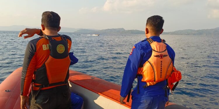 ABK Terjatuh dari Kapal Nelayan di Perairan Pulau Kelagian, Tim SAR Gabungan Lakukan Pencarian