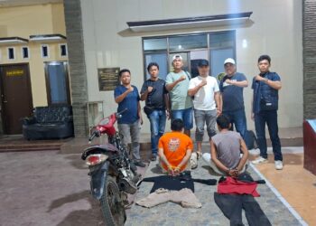 Terekam CCTV, Dua Pria Pencuri Handle Pintu Kuningan di Bandar Lampung Dibekuk