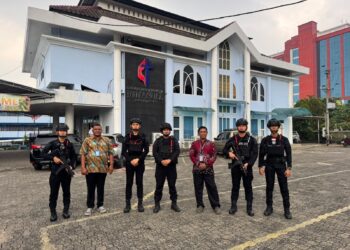 Jaga Kondusivitas Kota Bandar Lampung, Komposit Gegana Brimob Lampung Gelar Patroli Dialogis
