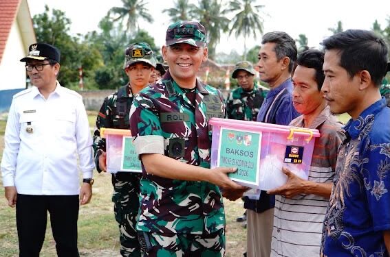 TMMD Ke-129 Resmi Digelar di Bandar Lampung dan Lampung Utara, Korem 043/Gatam Percepat Pembangunan untuk Kesejahteraan Masyarakat