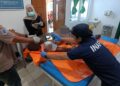 Anggota Polsek Ngaras dan Tim Identifikasi Polres Pesisir Barat Tangani Penemuan Jenazah di Kecamatan Ngambur