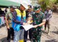 Danrem 043/Gatam Tinjau Lokasi Cetak Sawah Rakyat di Kampung Ringin Sari, Tulang Bawang