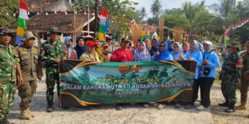 Koramil 421-09/TJB Gelar Karya Bakti Sambut HUT ke-1 Kodam XXI/Radin Inten