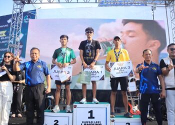 Meriahkan Hari Bhayangkara ke-80, Kapolda Lampung Buka dan Lepas Ribuan Peserta Bhayangkara Run