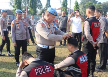 Bid Propam Polda Lampung Gelar Gaktibplin di Polres Lampung Timur, Perkuat Disiplin dan Profesionalisme Personel