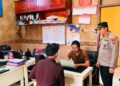 Wakapolres Lampung Barat Cek Langsung Pelayanan Masyarakat Saat Penerapan Work From Home