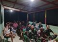Nobar Semi Final Inggris vs Argentina Kodim 0429/Lamtim Berlangsung Meriah