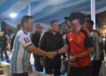Tugu Adipura Bergemuruh, Danrem 043/Gatam Bersama Forkopimda Lampung dan Masyarakat Nobar Final Piala Dunia 2026