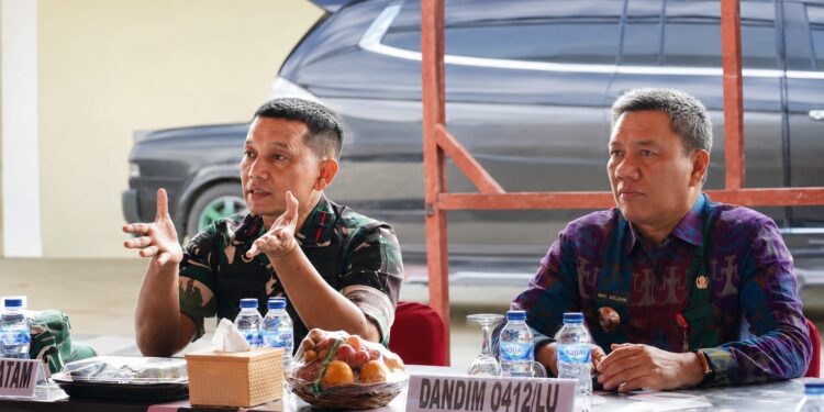 Danrem 043/Gatam Tinjau Langsung TMMD Ke-129 Kodim 0412/LU di Sungkai Utara