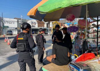 Upaya Menjaga Keamanan, Tim Komposit Gegana Lampung Intensifkan Patroli Dialogis di Berbagai Lokasi Strategis