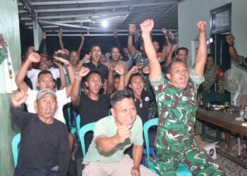 Gemuruh Teriakan Gol di Makoramil 429-02/Way Bungur