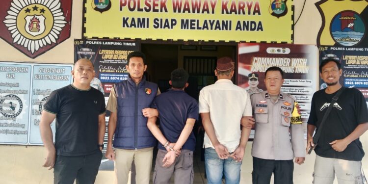 Tekab 308 Presisi Polsek Waway Karya Bersama Polres Lampung Timur Ungkap Kasus Pencurian dengan Pemberatan dan Penadahan
