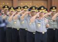 Polri Laksanakan Kenaikan Pangkat 87 Perwira Tinggi, Empat Perwira Raih Bintang Tiga