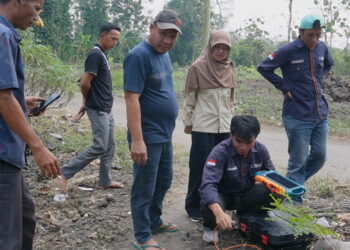 Dosen ITERA dan UNILA Petakan Potensi Air Tanah di Desa Negara Batin