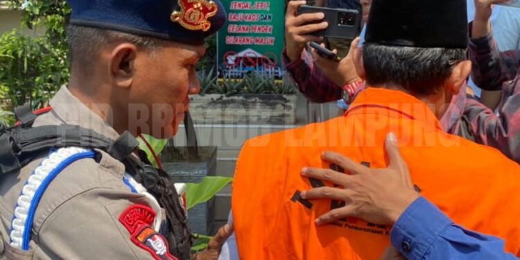 Detasemen Gegana Brimob Lampung Amankan Jalannya Sidang Putusan KPK di Pengadilan Negeri Tanjung Karang