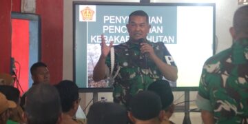 Perkuat Edukasi Karhutla, Tim Mabes TNI Gelar Penyuluhan di Braja Luhur ‎