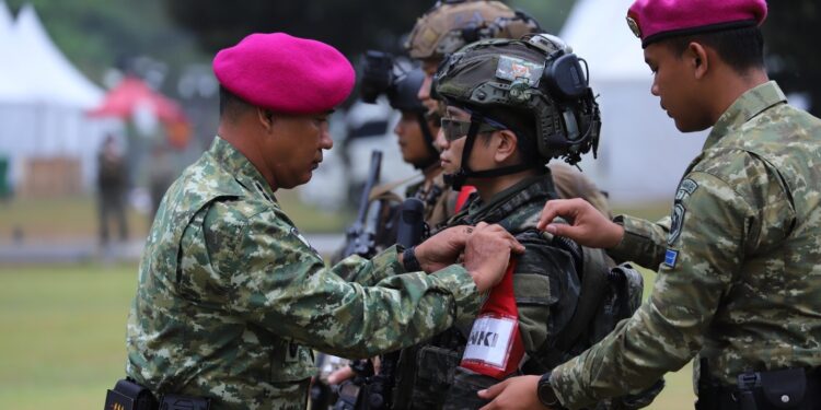 Danbrigif 4 Marinir/BS Resmi Buka Latgabma Super Garuda Shield (SGS) Marfor 2026 di Yonif 7 Marinir