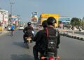 Tingkatkan Keamanan Kota, Personel Brimob Lampung Laksanakan Patroli Dialogis ke Sejumlah Lokasi Strategis