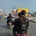 Tingkatkan Keamanan Kota, Personel Brimob Lampung Laksanakan Patroli Dialogis ke Sejumlah Lokasi Strategis