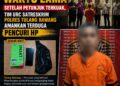 Tak Butuh Waktu Lama Setelah Petunjuk Terkuak, Tim URC Satreskrim Polres Tulang Bawang Amankan Terduga Pencuri HP