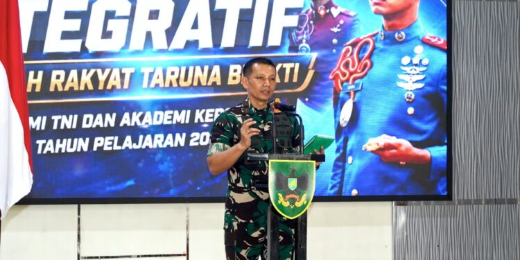 Danrem 043/Gatam Terima Taruna Akademi TNI dan Akpol dalam Kegiatan Integratif Bhakti Sekolah Rakyat Tahun 2026