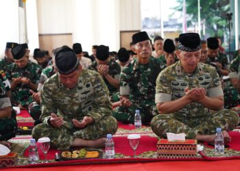 Maulid Nabi dan HUT Ke-79, Korem 043/Gatam Perkuat Semangat Pengabdian Bersama Rakyat