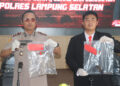 Dua Senpi Rakitan dan Amunisi Diserahkan Warga kepada Polisi di Lampung Selatan
