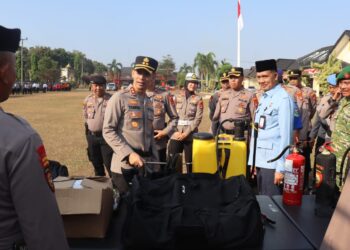 Polres Lampung Timur Siagakan Personel Hadapi Ancaman Karhutla