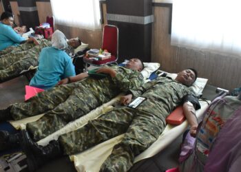 Setetes Darah, Sejuta Harapan, Korem 043/Gatam Gelar Donor Darah Sambut HUT Ke-79