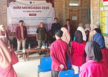 Program IMM Mengabdi 2026 berakhir, PC IMM tarik kembali Mahasiswa di Pekon Persiapan Kresnomulyo Barat