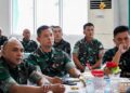 Kasrem 043/Gatam Hadiri Monitoring Tim Penyuluh Karhutla Kodam XXI/Radin Inten