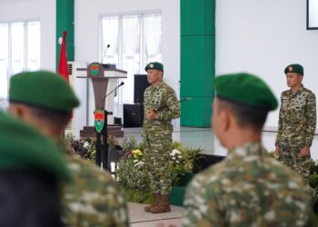 Danrem 043/Gatam Hadiri Sertijab Pejabat Kodam XXI/Radin Inten, Tegaskan Komitmen Sinergitas untuk Lampung