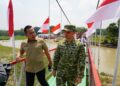 Danrem 043/Gatam Hadiri Launching 2.500 Jembatan Perintis Garuda dan 3.000 Titik Air Bersih